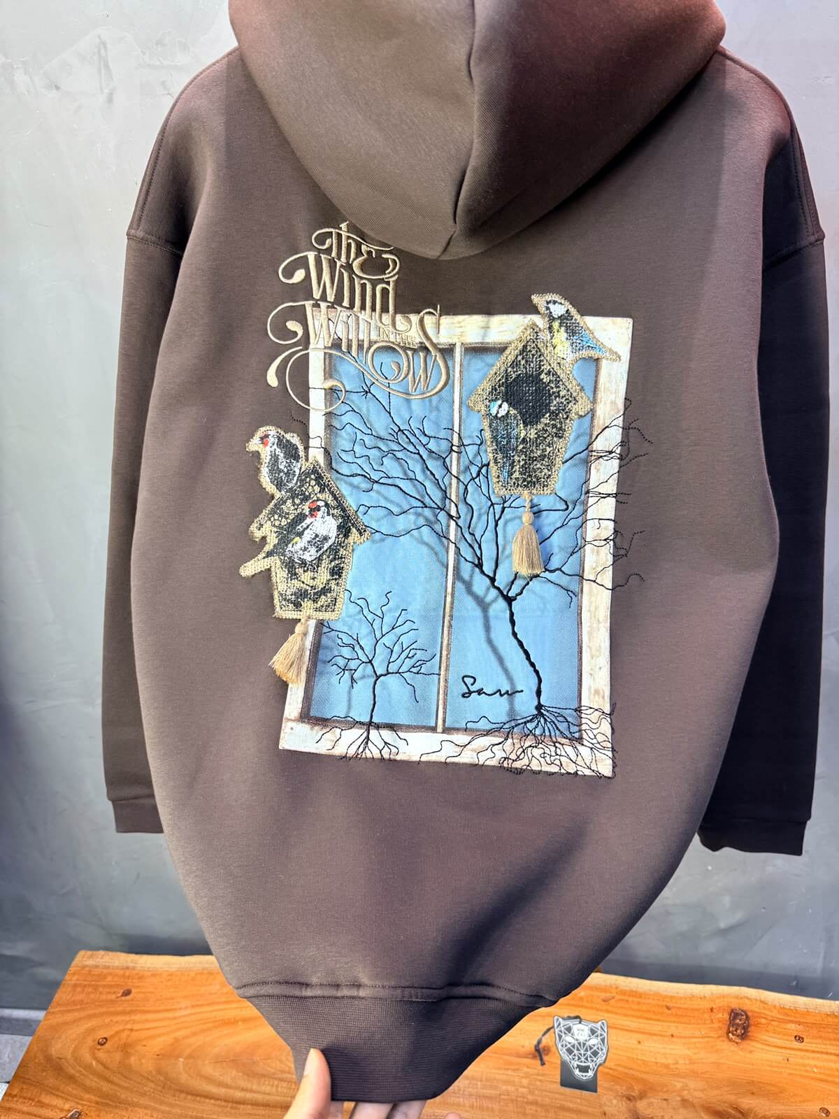 Hoodie oversize Brown 5248