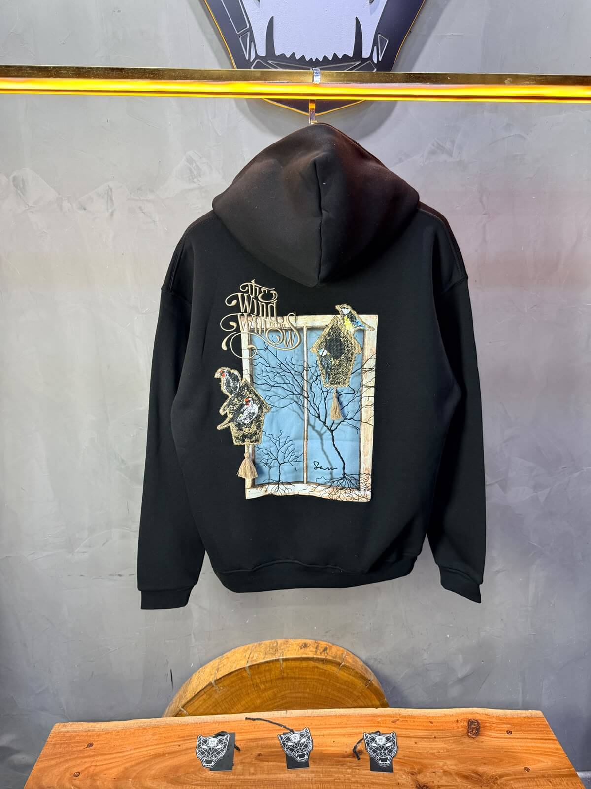 Hoodie oversize Noir 5248