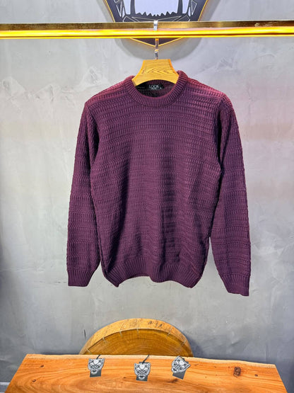 Pull tricot Bordeaux Regular size 5545
