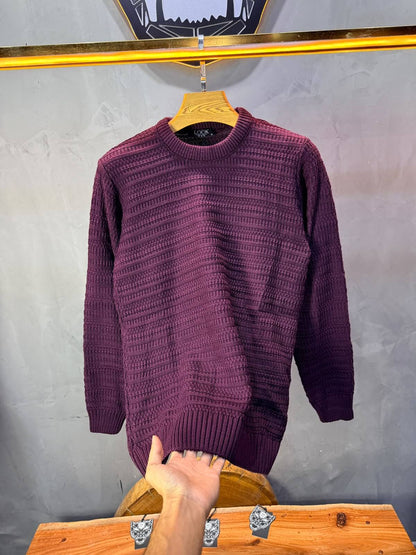 Pull tricot Bordeaux Regular size 5545