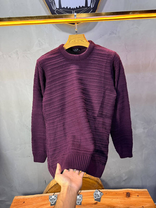 Pull tricot Bordeaux Regular size 5545
