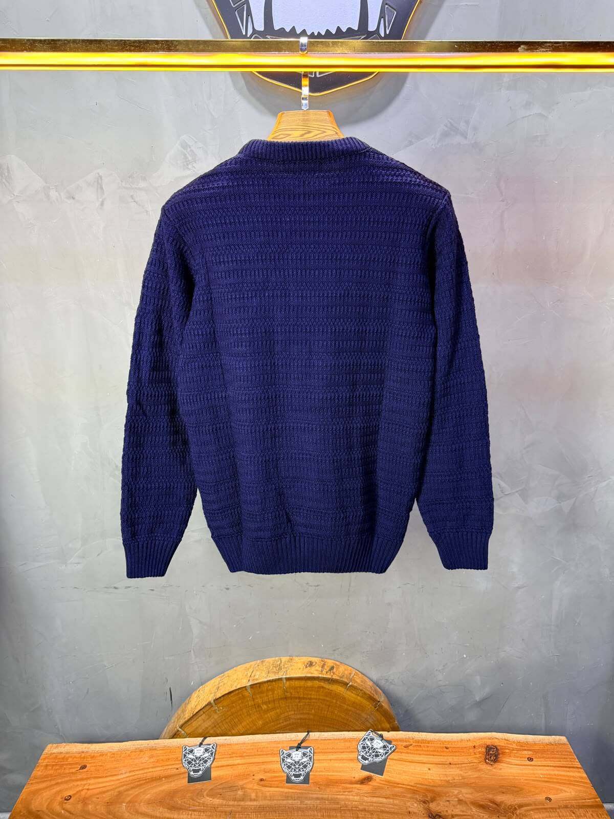 Pull tricot Navy Blue Regular size 5545