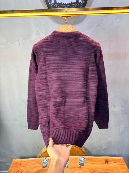 Pull tricot Bordeaux Regular size 5545