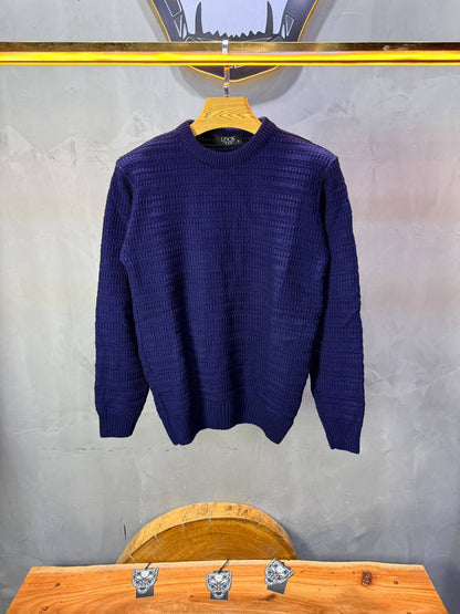 Pull tricot Navy Blue Regular size 5545