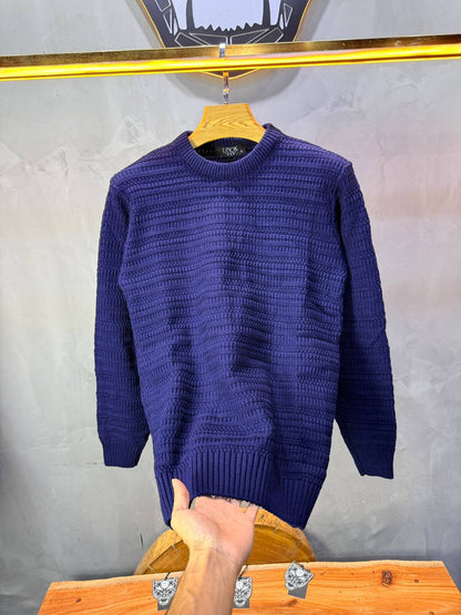 Pull tricot Navy Blue Regular size 5545
