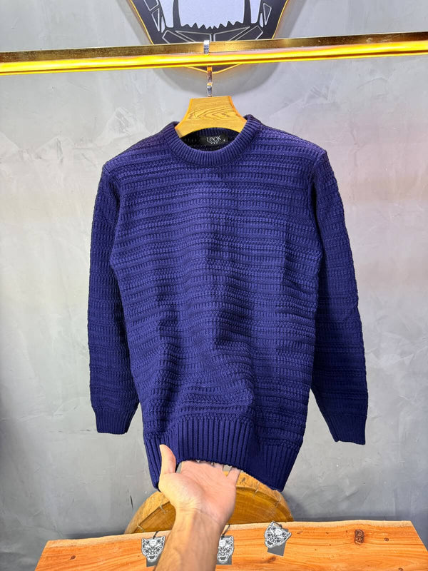 Pull tricot Navy Blue Regular size 5545