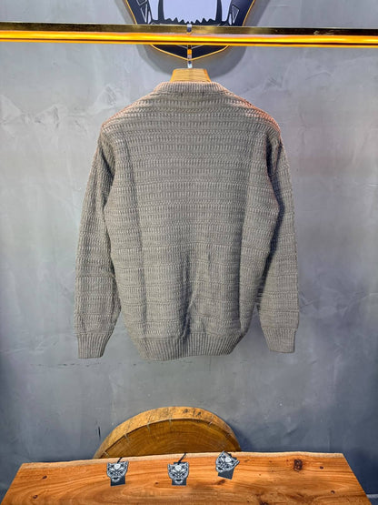 Pull tricot Gris Chiné Regular size 5545