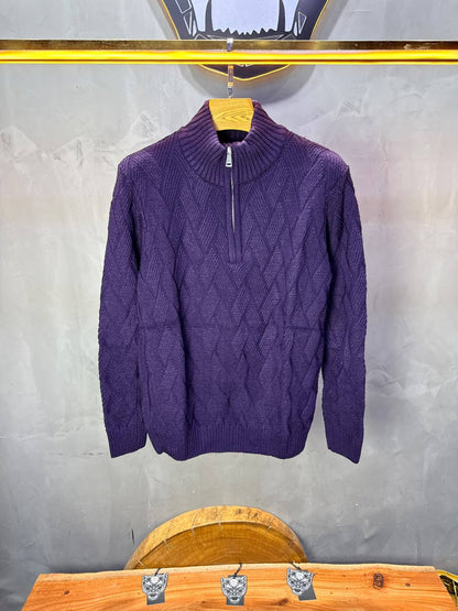 Pull tricot Violet Regular size 5520