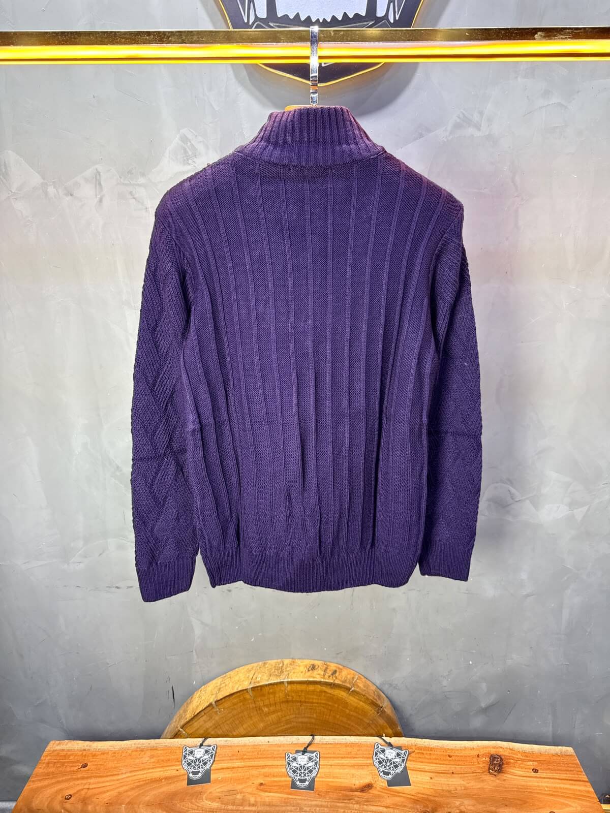 Pull tricot Violet Regular size 5520