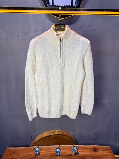 Pull tricot Blanc Regular size 5520