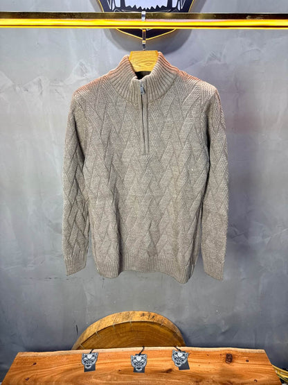 Pull tricot Beige Regular size 5520