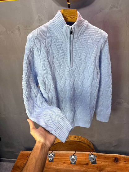 Pull tricot Bleu Ciel Regular size 5520