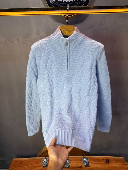 Pull tricot Bleu Ciel Regular size 5520