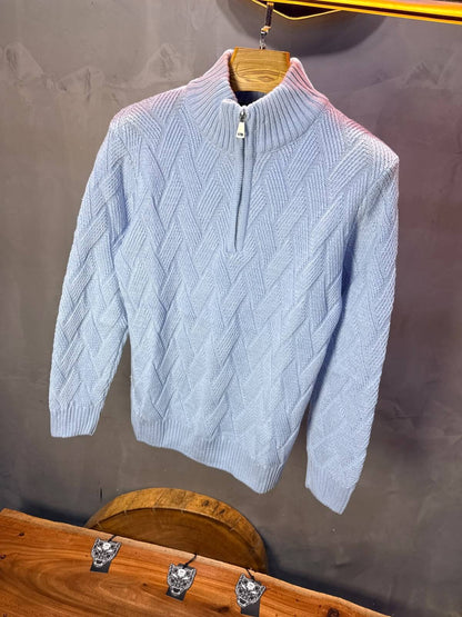 Pull tricot Bleu Ciel Regular size 5520