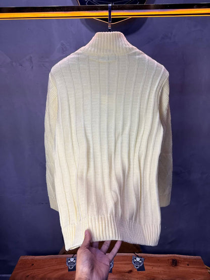 Pull tricot Jaune Pâle Regular size 5520