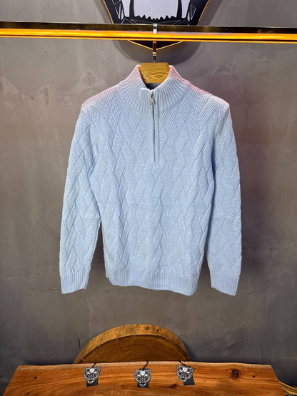 Pull tricot Bleu Ciel Regular size 5520