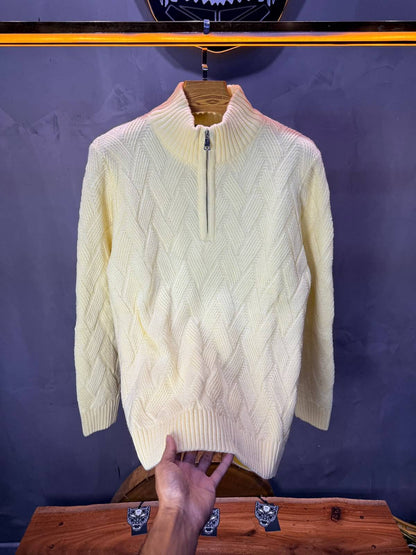 Pull tricot Jaune Pâle Regular size 5520