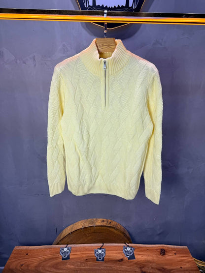 Pull tricot Jaune Pâle Regular size 5520