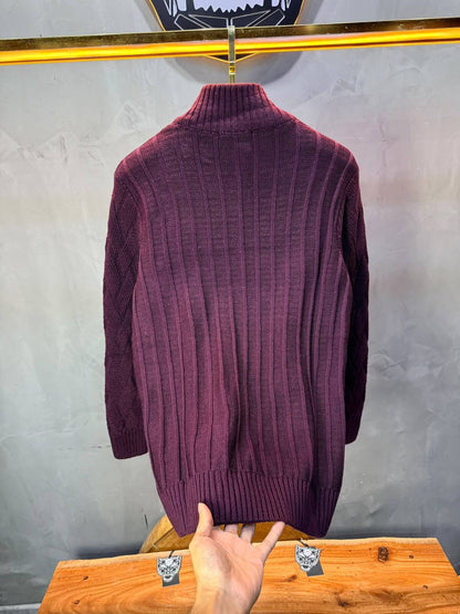 Pull tricot Noir Bordeaux size 5520