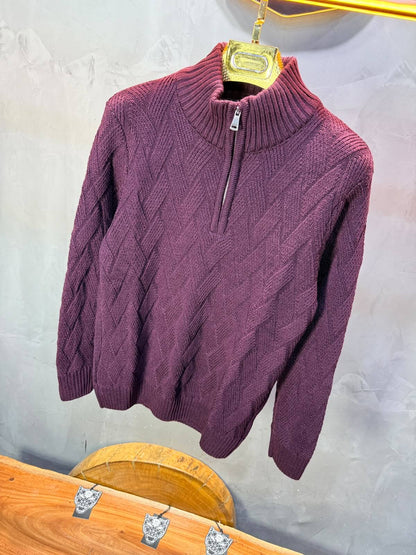 Pull tricot Noir Bordeaux size 5520