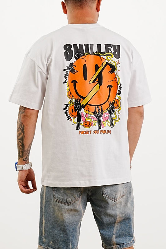 T-SHIRT OVERSIZE WHITE BUN107