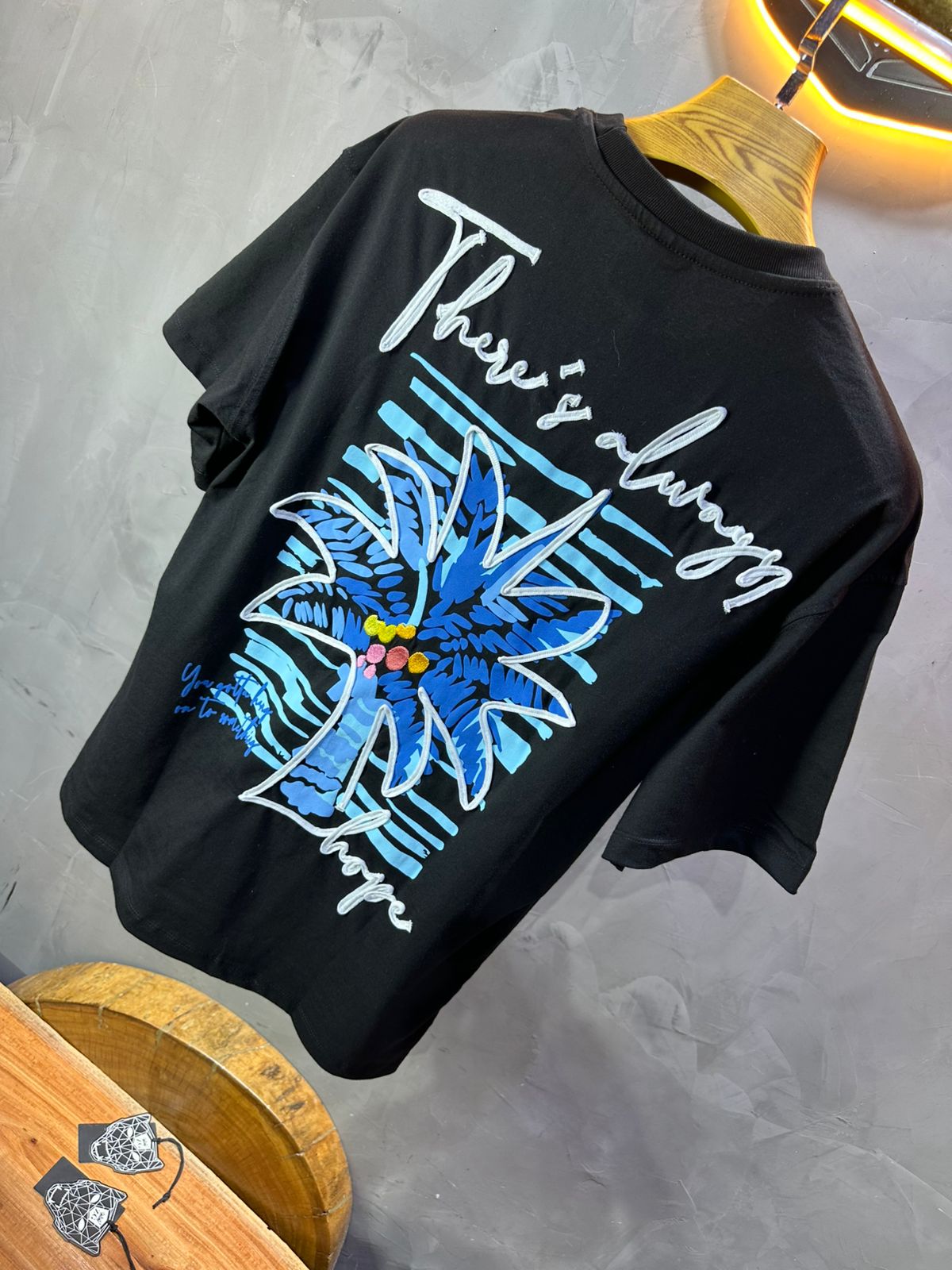 T-SHIRT RETRO BLACK 1253