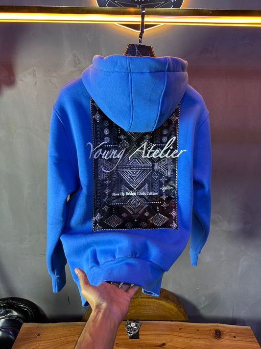 HOODIE BLOW UP BLUE H51