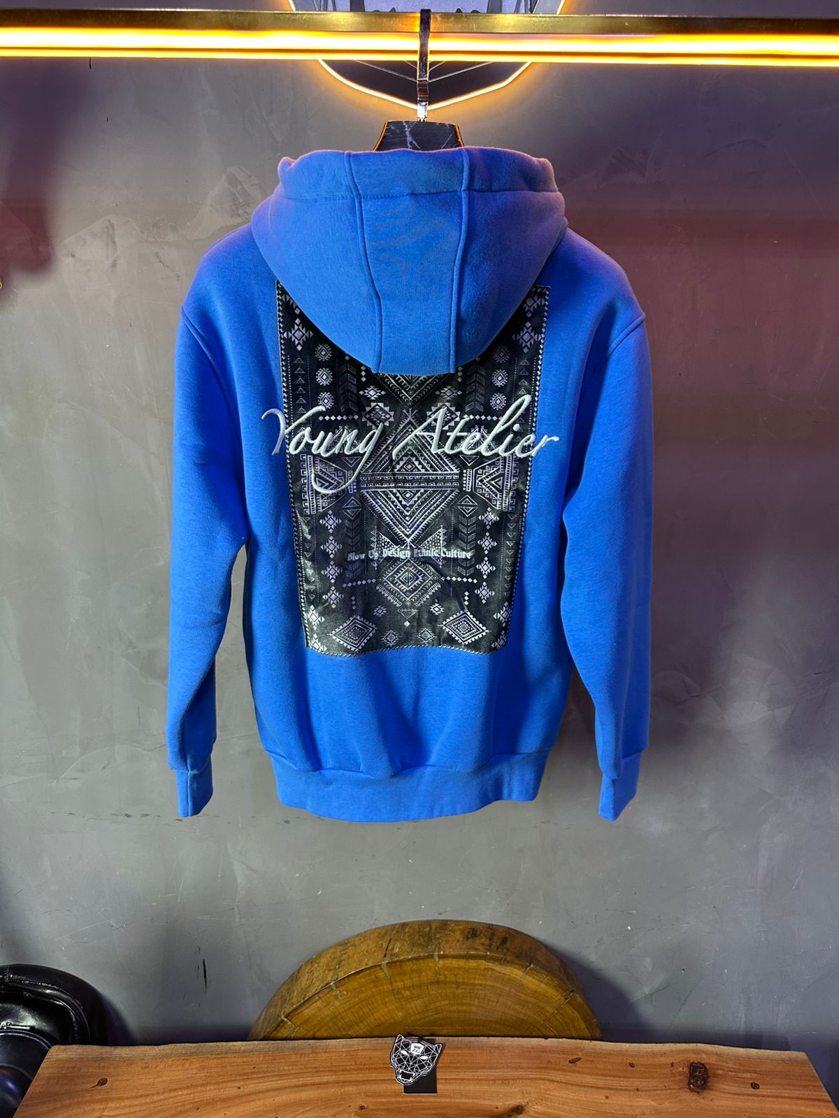 HOODIE BLOW UP BLUE H51
