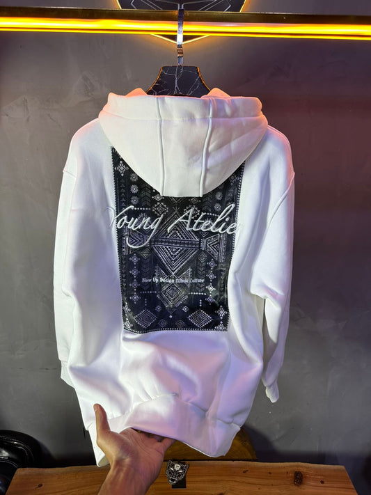 HOODIE BLOW UP WHITE H51