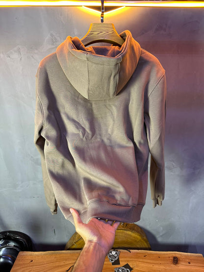 HOODIE MECANIC BROWN SIMPLE 101