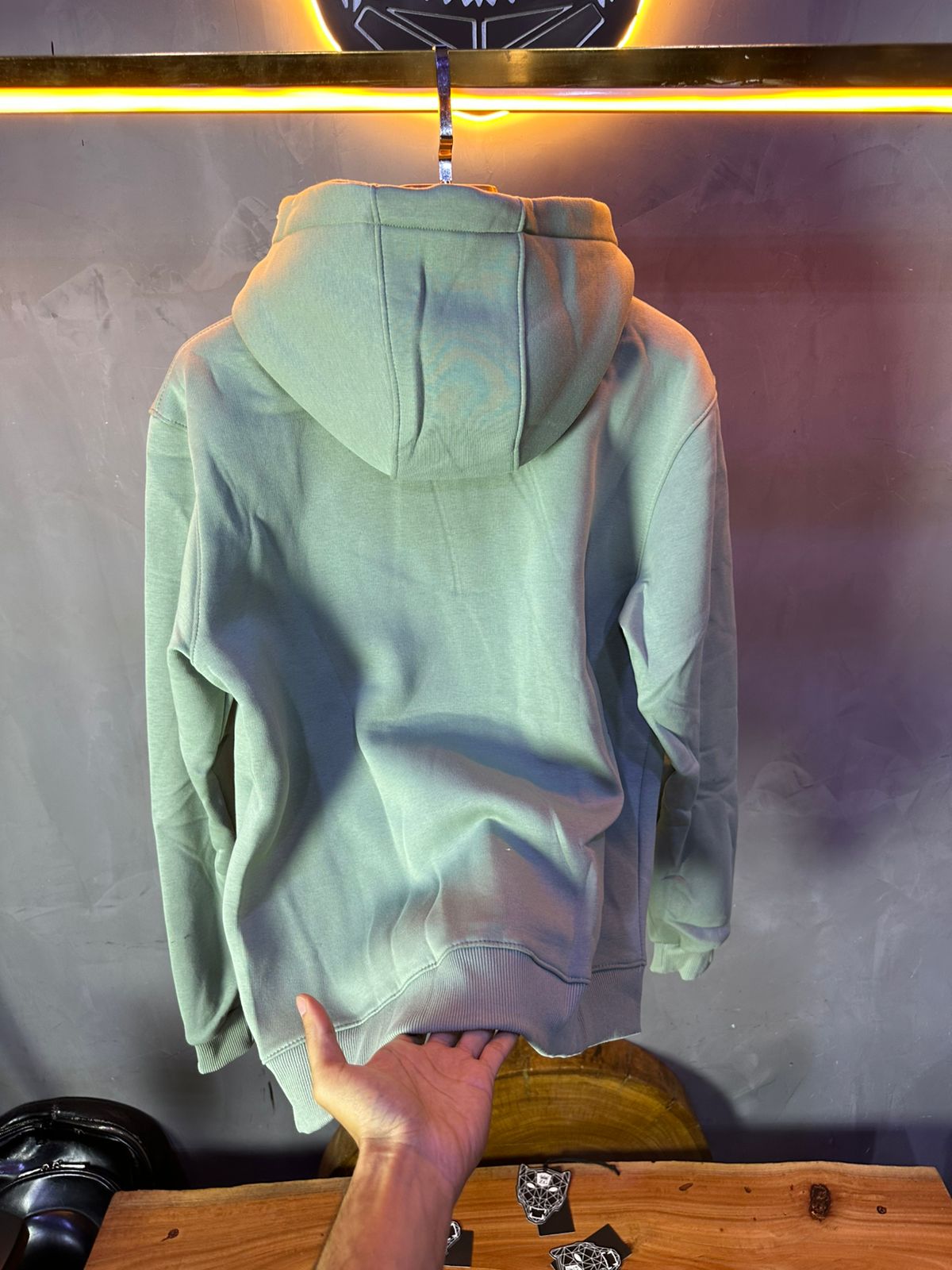 HOODIE MECANIC GREEN SIMPLE 101