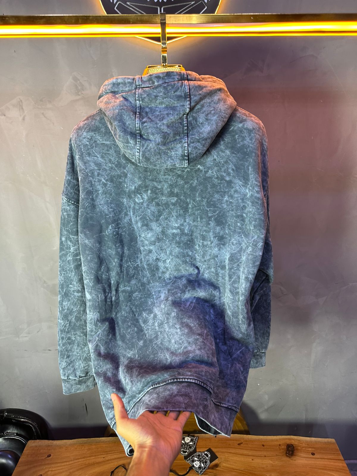 HOODIE MECANIC GREY MCH056