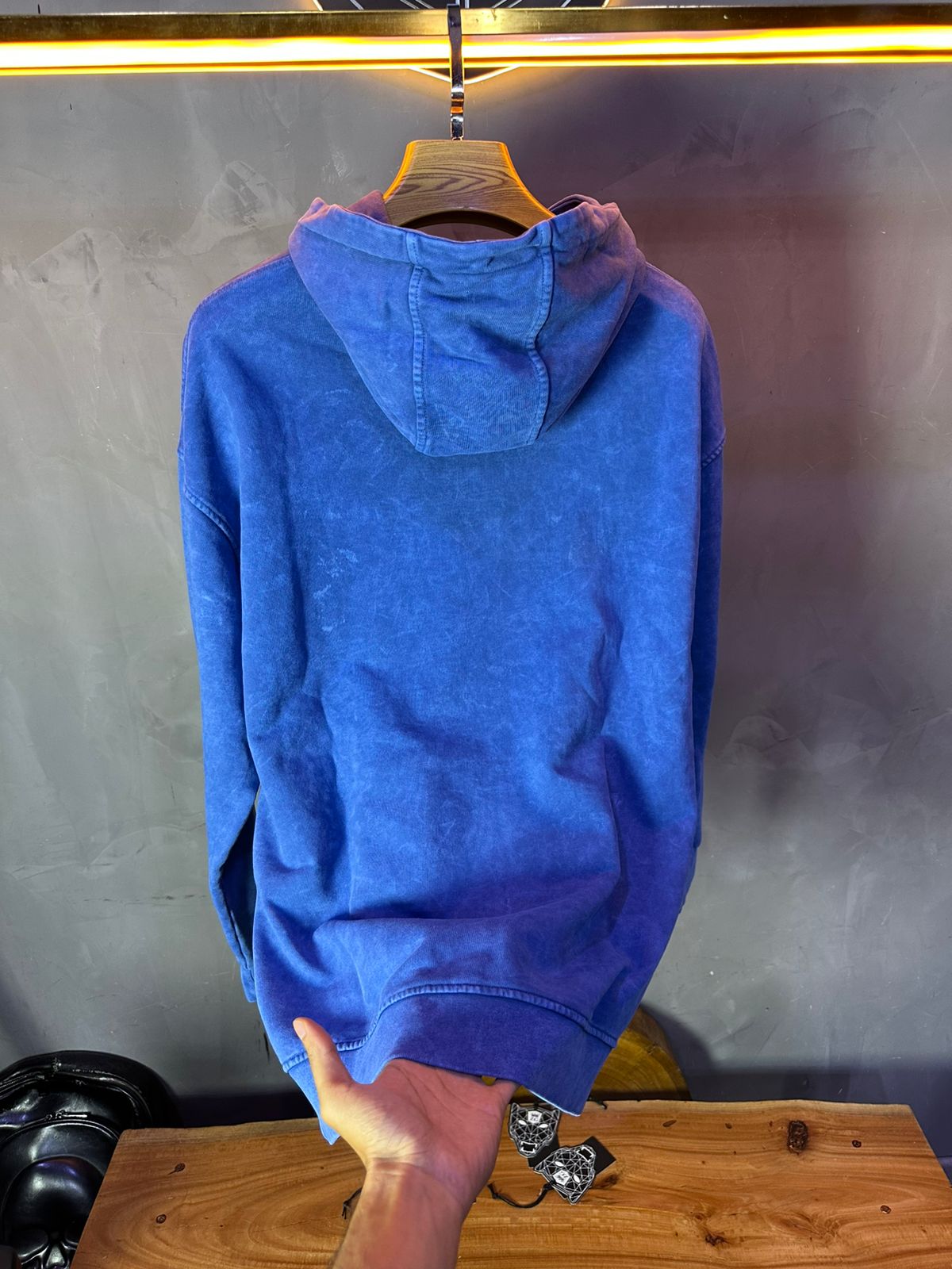 HOODIE MECANIC BLUE MCH056