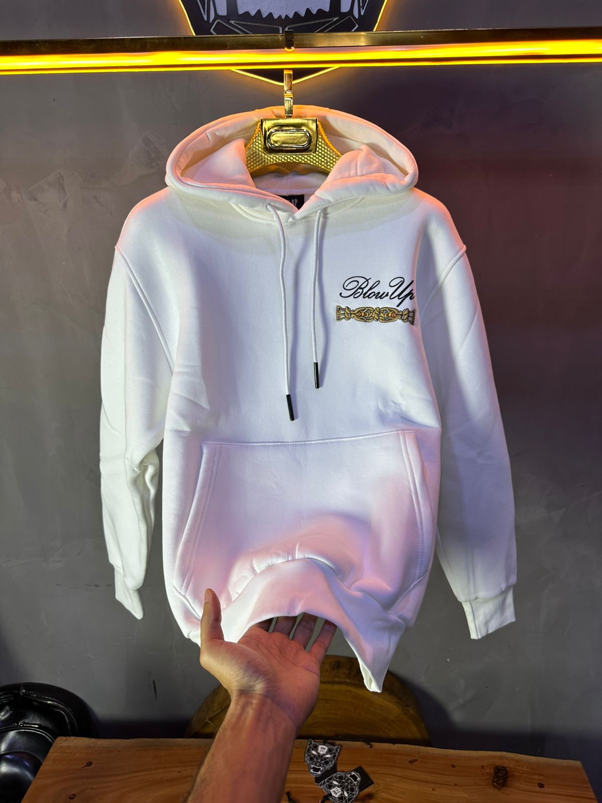 CAPUCH OVERSIZE WHITE E01