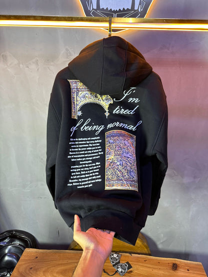 CAPUCH OVERSIZE BLACK E01