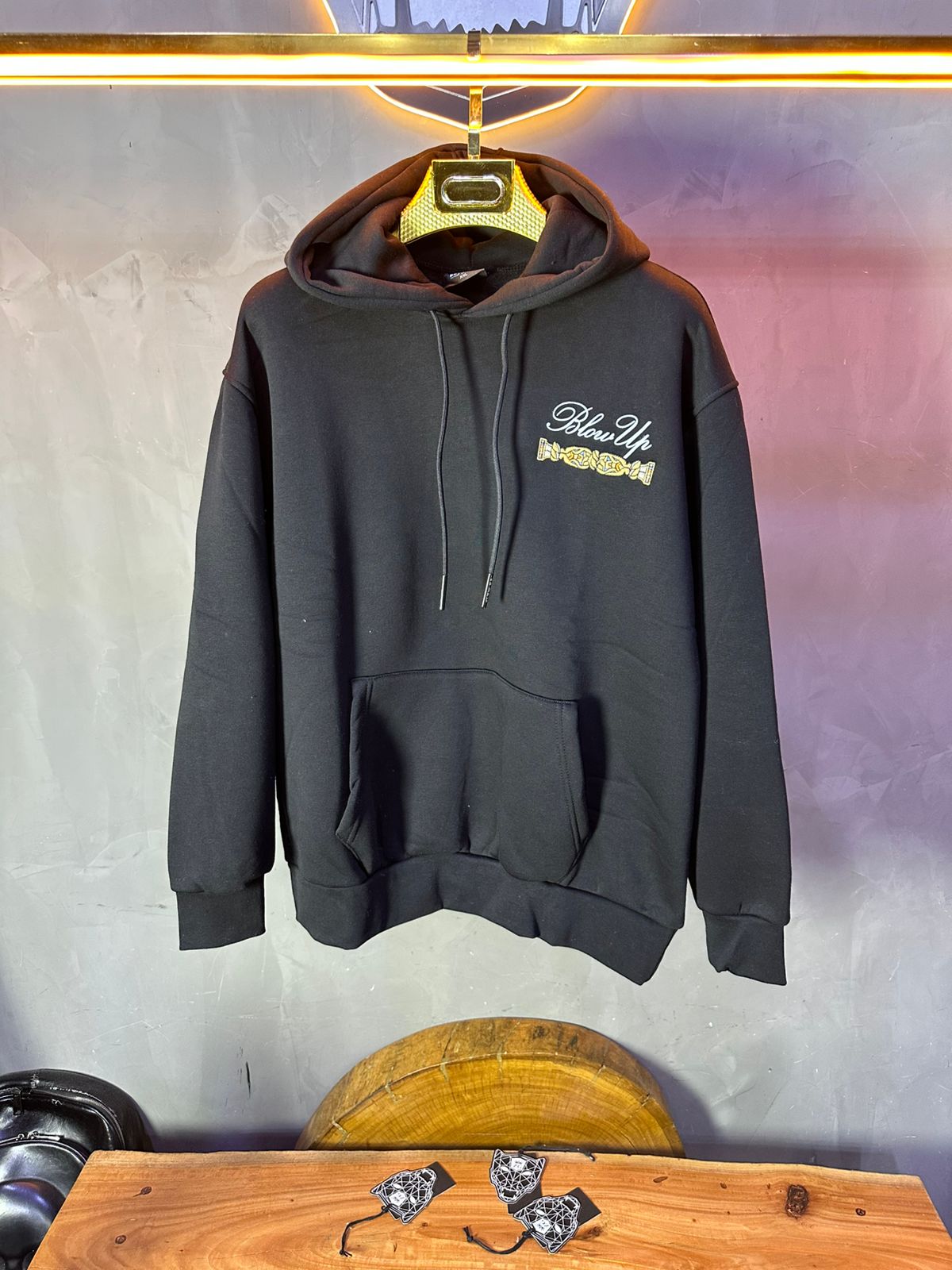 CAPUCH OVERSIZE BLACK E01