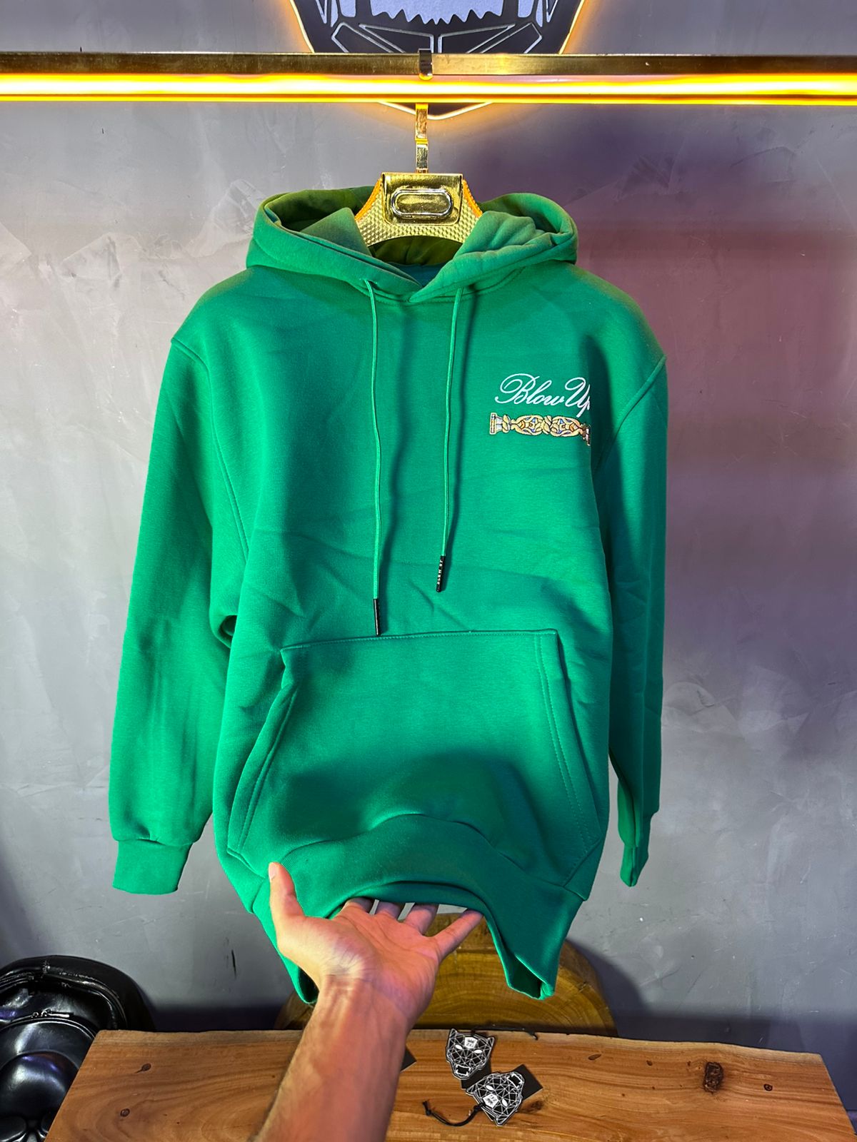 CAPUCH OVERSIZE GREEN E01