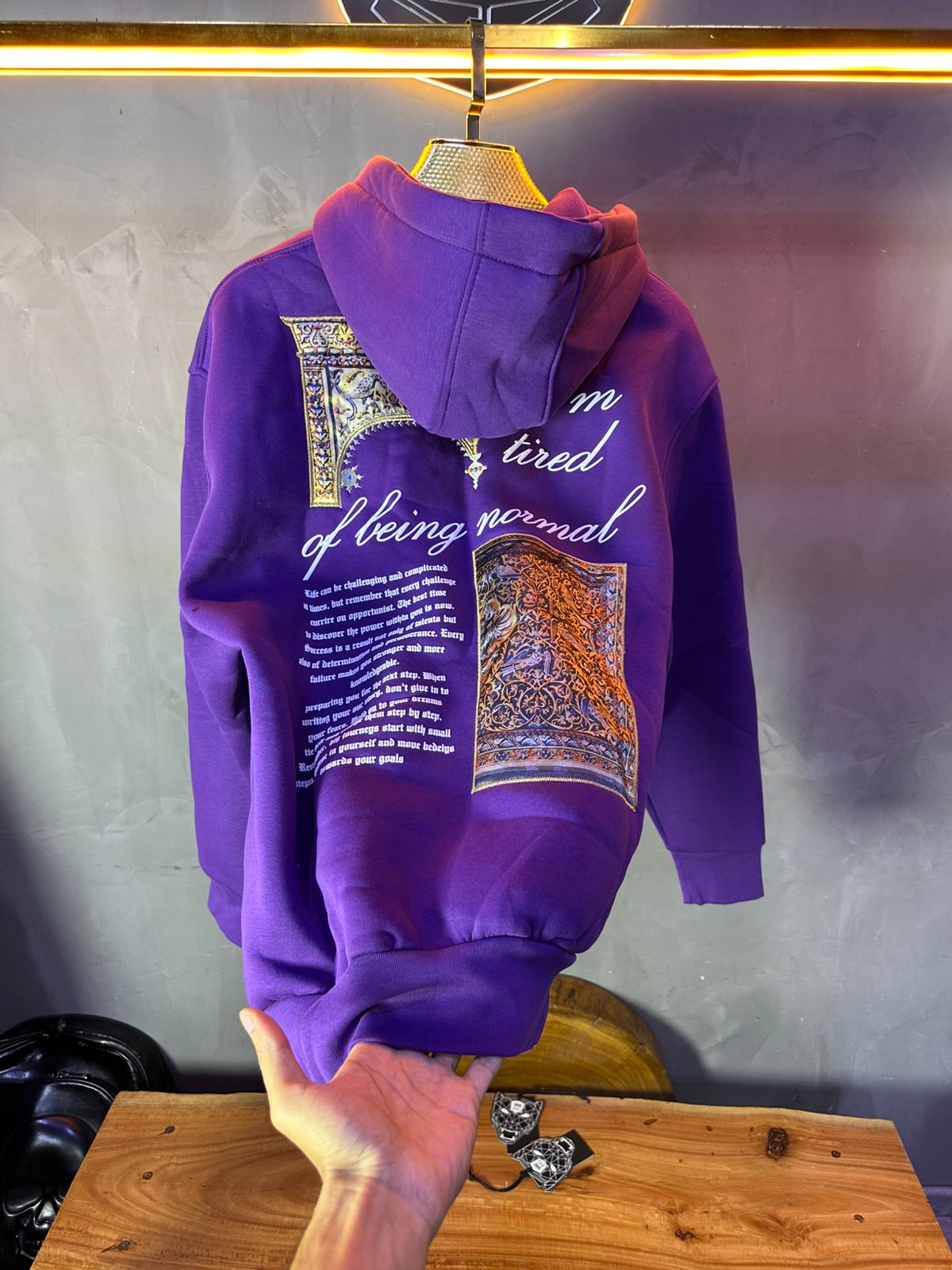 CAPUCH OVERSIZE VIOLET E01