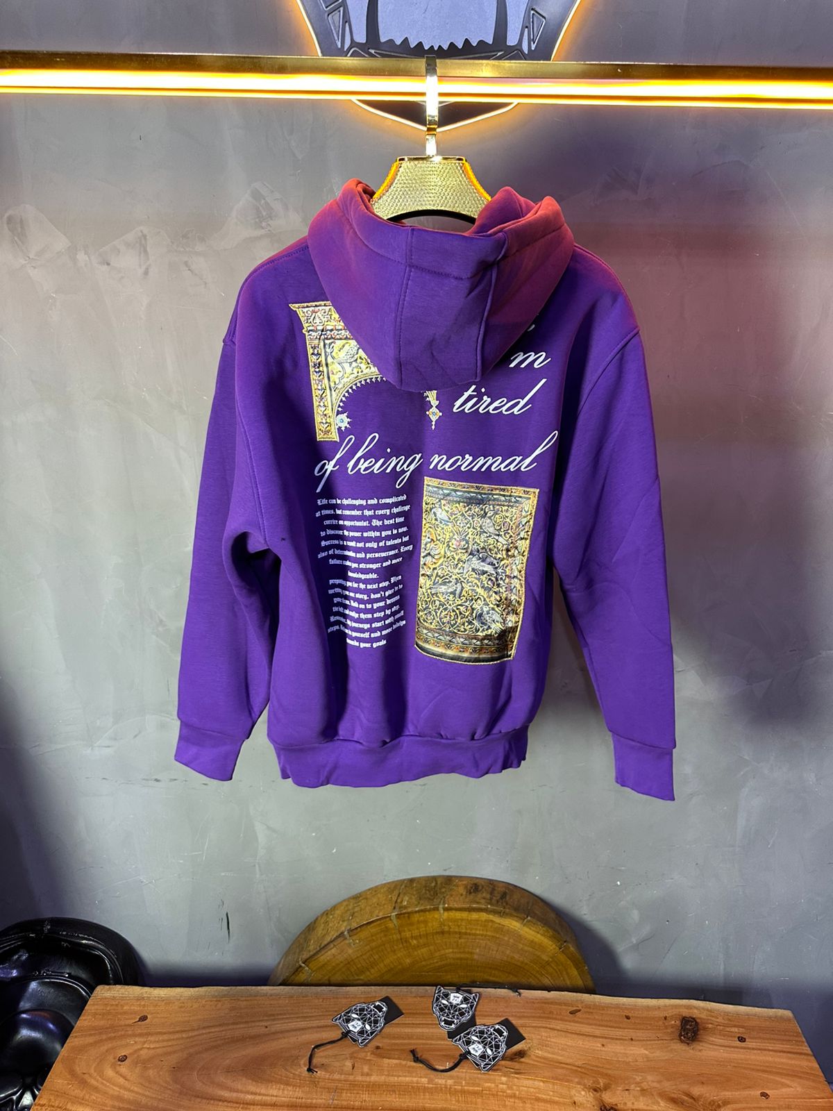 CAPUCH OVERSIZE VIOLET E01