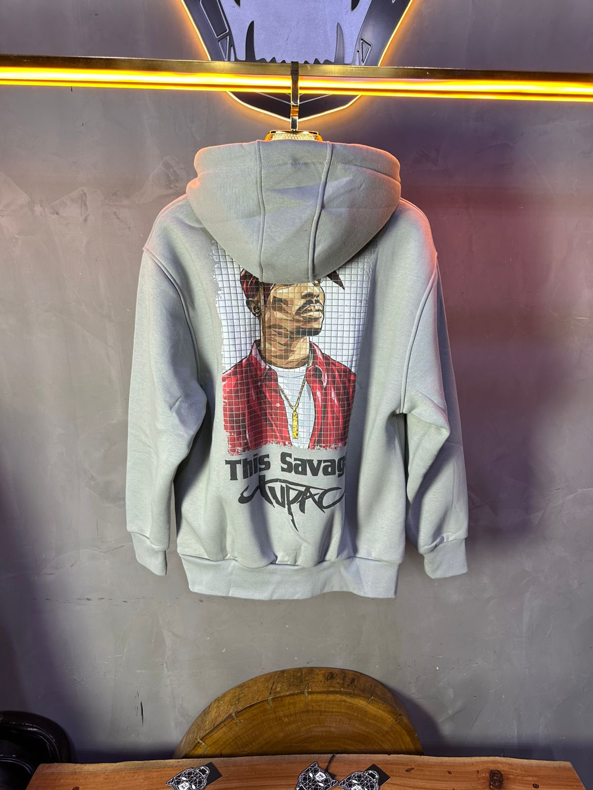 CAPUCH OVERSIZE GREY E62