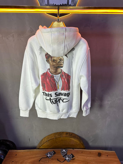 CAPUCH OVERSIZE WHITE E62