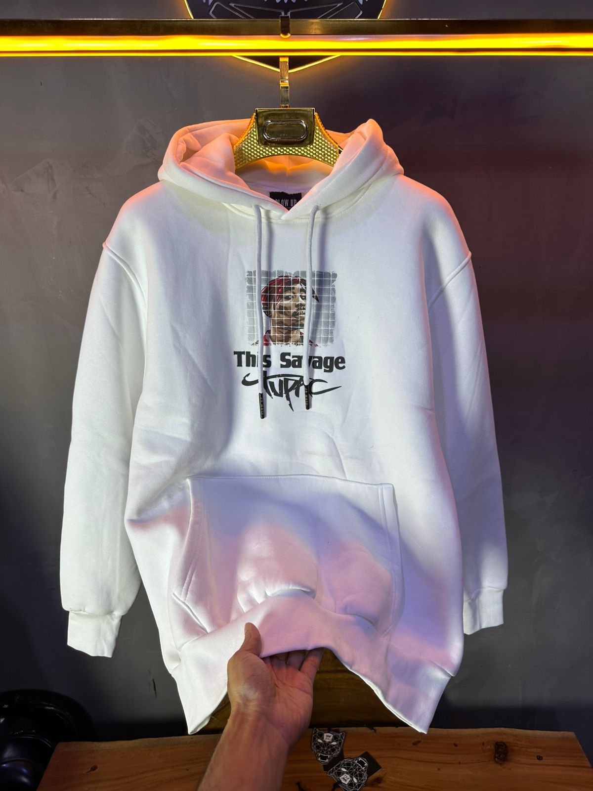 CAPUCH OVERSIZE WHITE E62