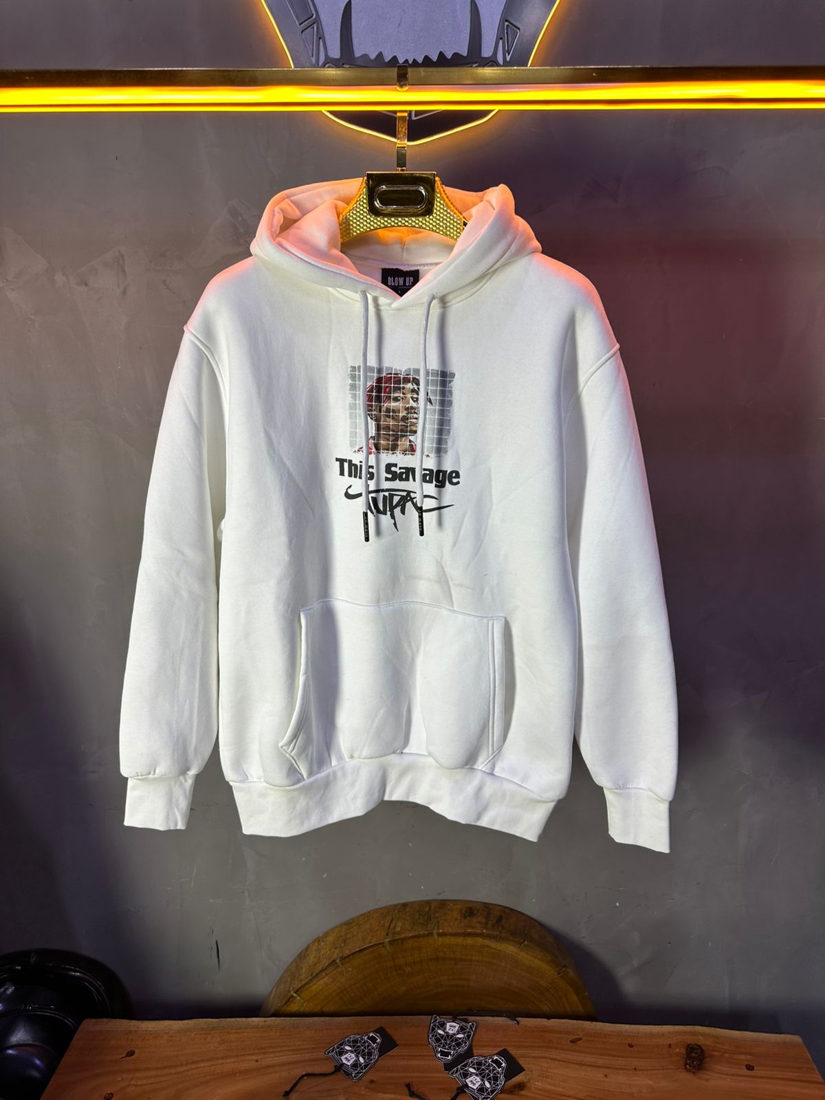 CAPUCH OVERSIZE WHITE E62