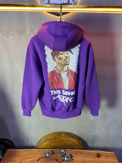 CAPUCH OVERSIZE VIOLET E62