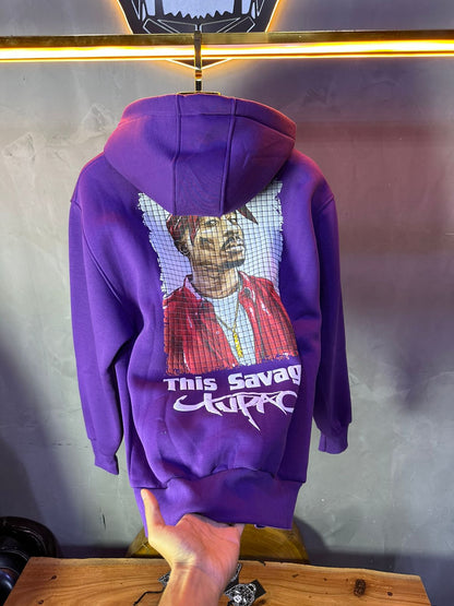 CAPUCH OVERSIZE VIOLET E62