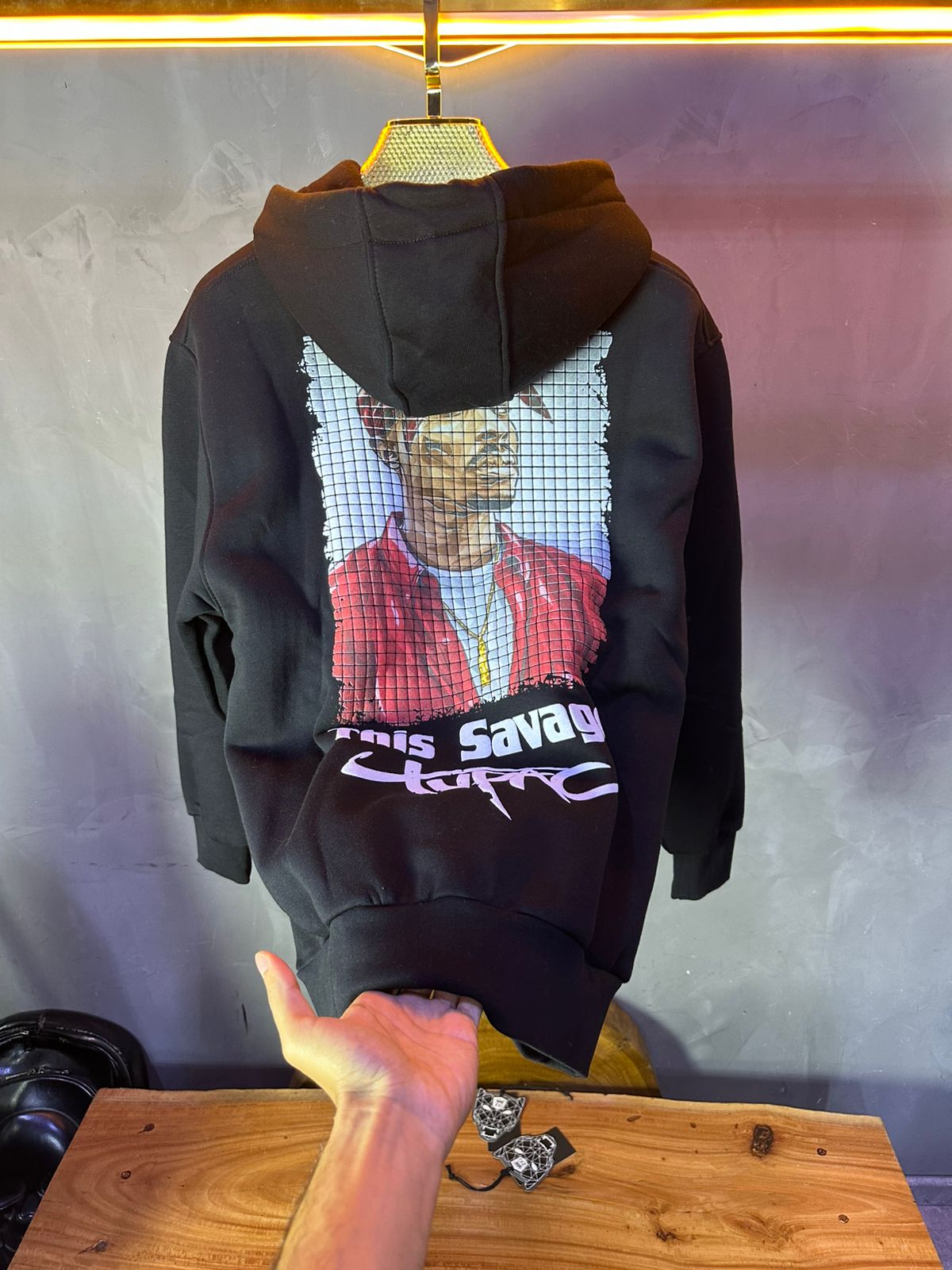 CAPUCH OVERSIZE BLACK E62