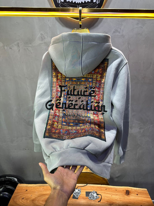 CAPUCH OVERSIZE GREY H39