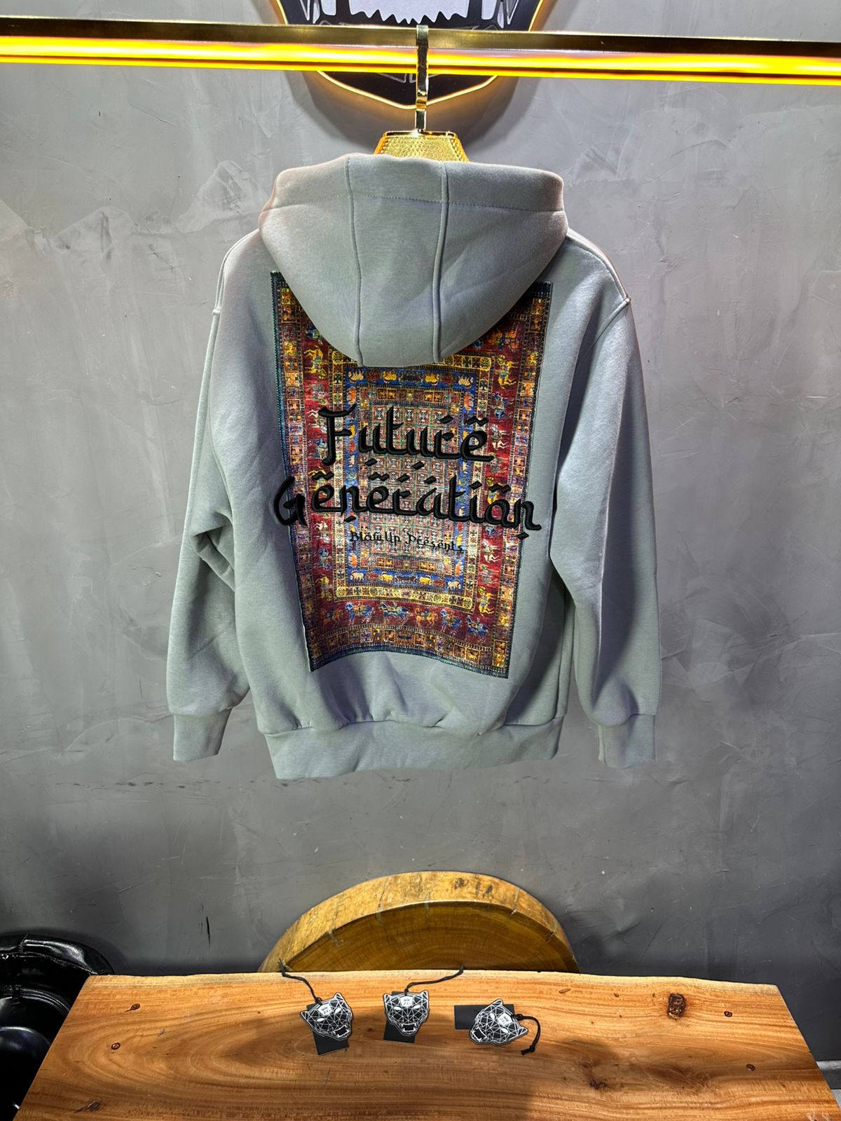 CAPUCH OVERSIZE GREY H39