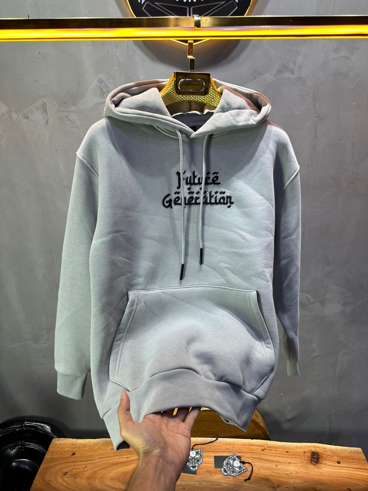CAPUCH OVERSIZE GREY H39