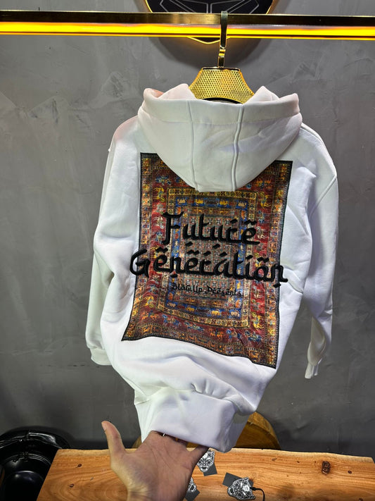 CAPUCH OVERSIZE WHITE H39